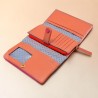 Portemonnaie Leder metallic Leena rose