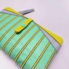 Portemonnaie Leder Stripe HK mint