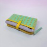 Portemonnaie Leder Stripe folded mint