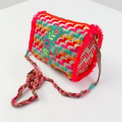 Schultertasche Bluebird Muster