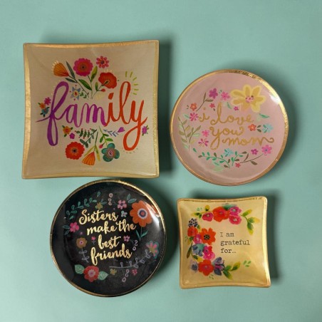 Glasschalen Muster Set 4