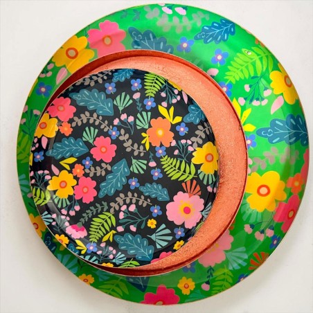 Trays Muster Flowergarden Sparkle Set3