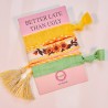 Haargummi/ Armband Festival yellow