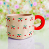 Mug ceramic organic Cherry