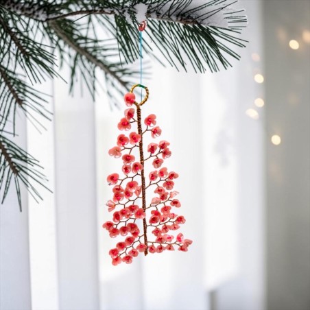 Dekoration FUNKEL Xmas Tree Flower rose