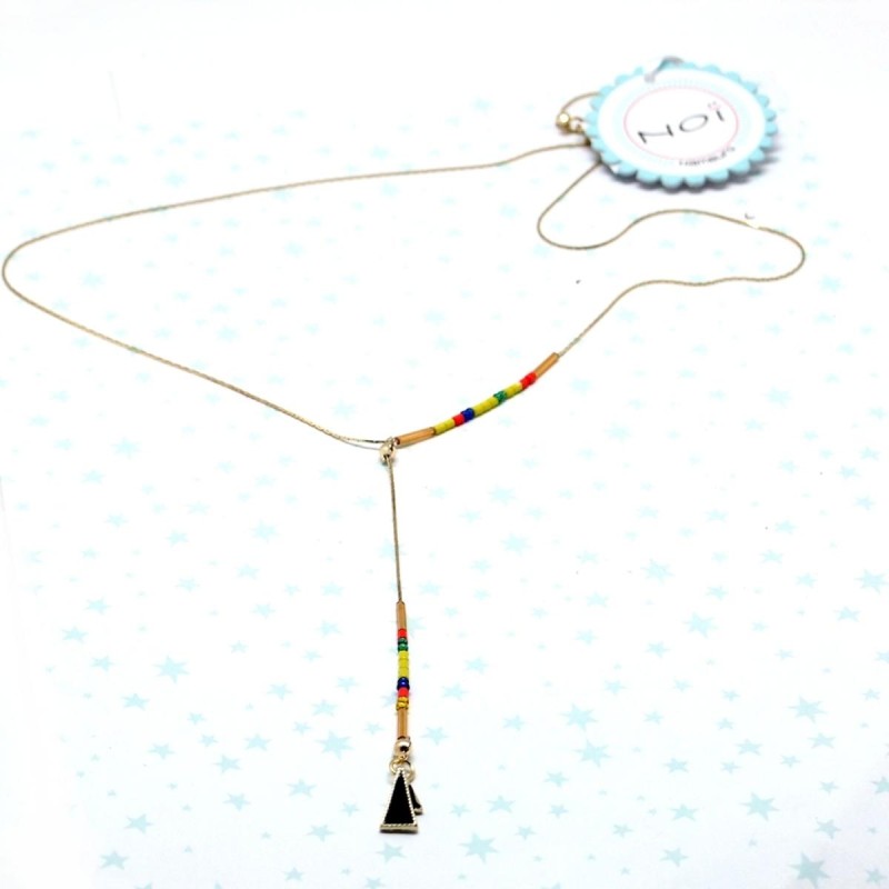 Collier Boho Chic triangle