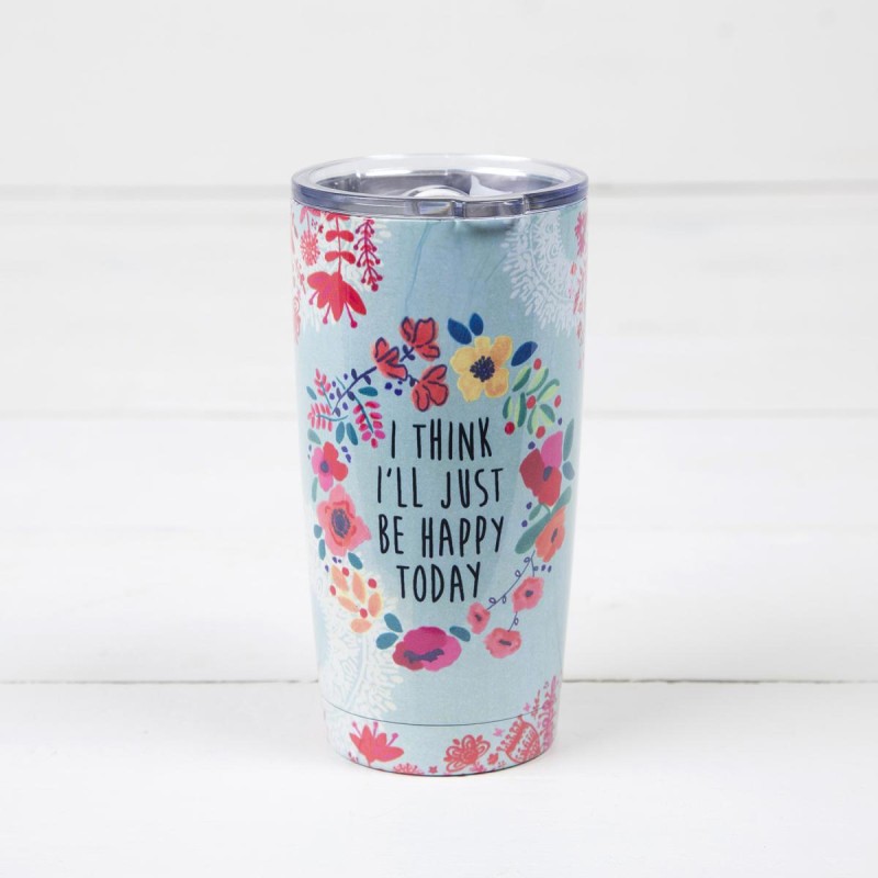 Thermosbecher Happy today
