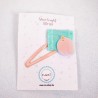 Haarclip Paillette Bow