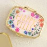 Boîte à pilules Happy Pills Pink Floral