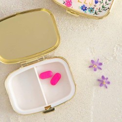 Boîte à pilules Happy Pills Pink Floral