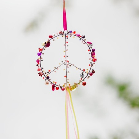Decoration Funkel Peace12 berry