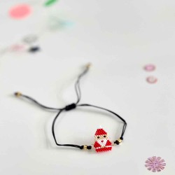Bracélet Beads Xmas St Claus