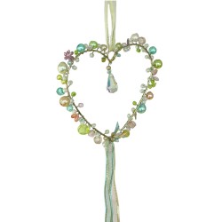 Dekoration Funkel Heart 10 pastel
