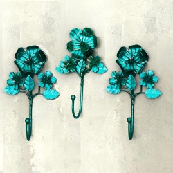 Patère Metallic Sparkle turquoise