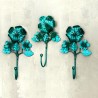 Patère Metallic Sparkle turquoise