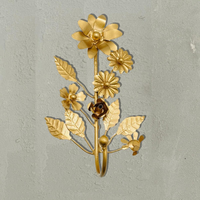 Patère Flora gold 1