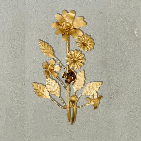 Patère Flora gold 1