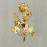 Patère Flora gold 1