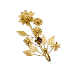 Wall hook Flora gold 1
