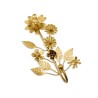 Wall hook Flora gold 1