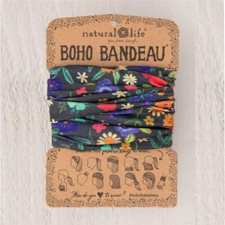 Stirn- und Haarband Boho Bandeau multi wildflowers