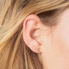 Ohrringe Tiny Studs Star & Moon