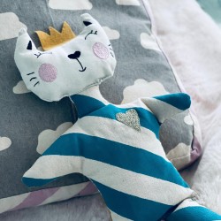 Cat D-Stripe cuddly toy