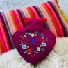 Hot water bottle Heart Flowercircle