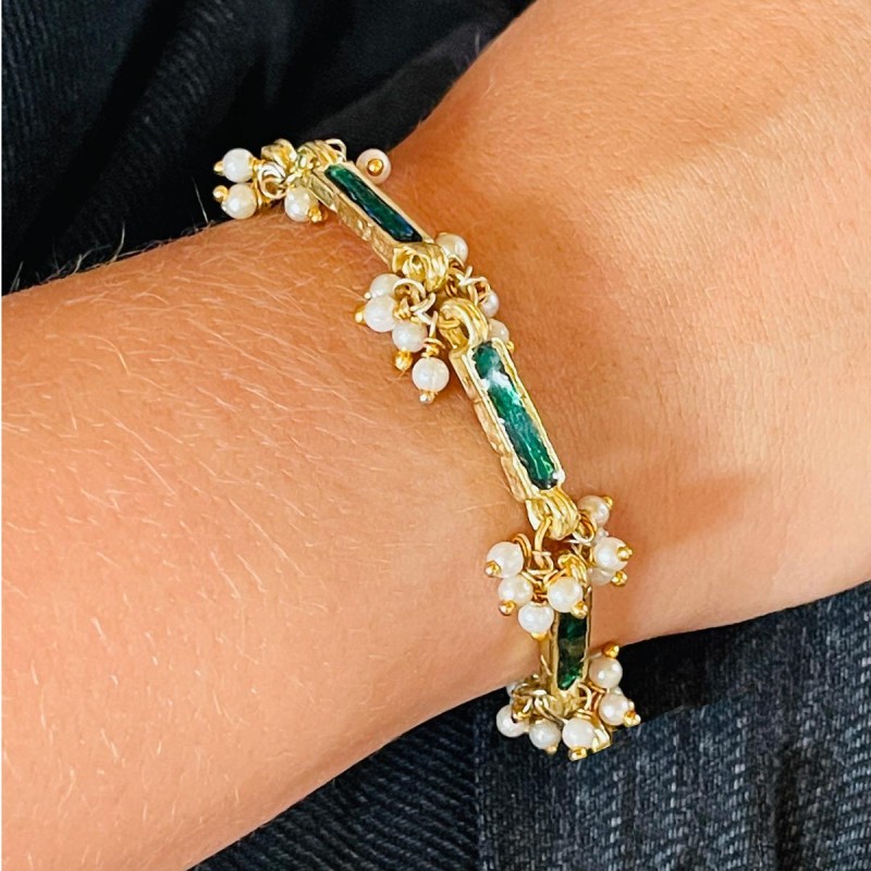 Bracelet HOT Pearls Turquoise