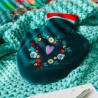 Hot water bottle Heart Flowercircle dkocean