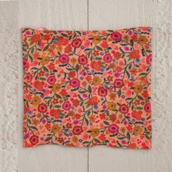 Headband Boho Half Bandeau Blush Floral