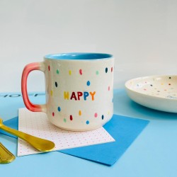 Mug L happy dots