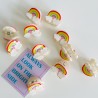 Hair clip Rainbow Mini