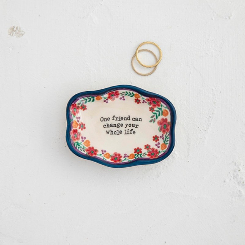 Mini ceramic dish Artisan One Friend