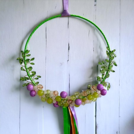 Dekoration FUNKEL viola-green