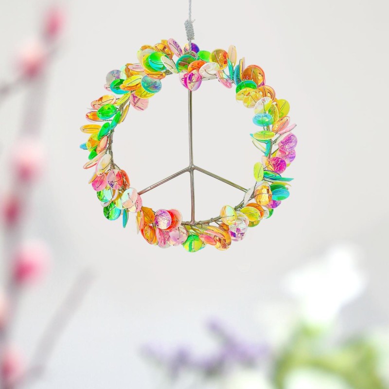 Decoration FUNKEL Peace multi sparkle