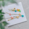 Hairclip Smiley Emaille Heart Set3