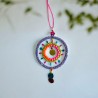 Dekoration Funkel purple Circle Ornament
