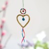 Decoration Funkel gold heart Ornament
