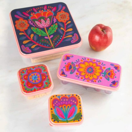 Nesting Storage container Set Lt Pink
