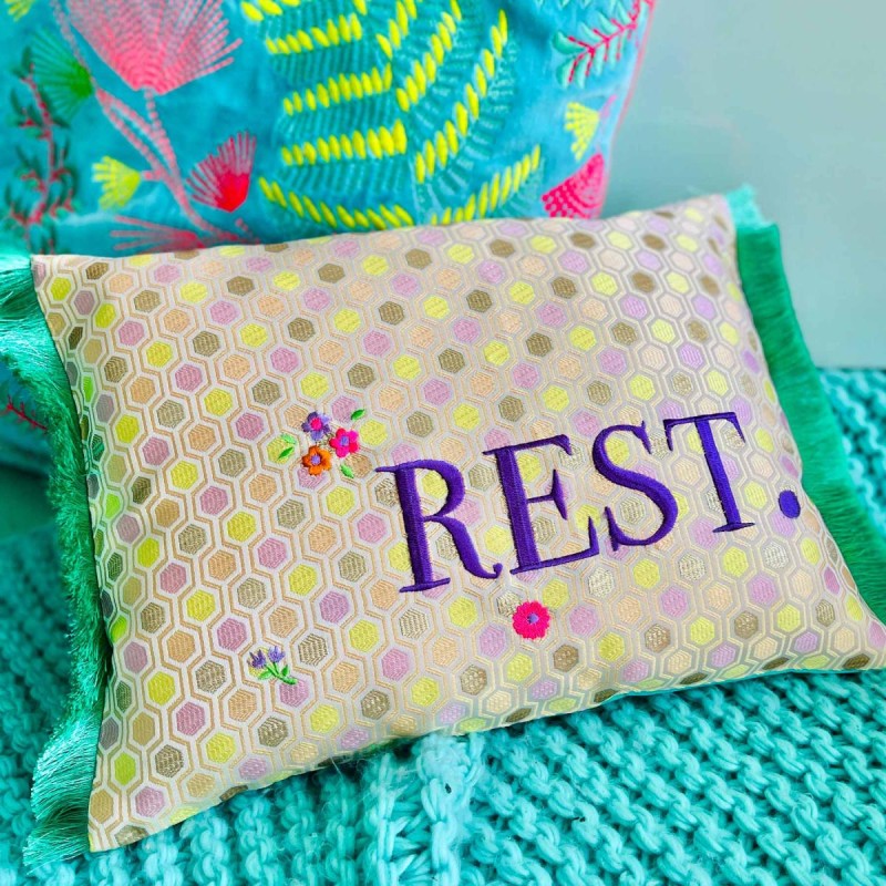 Cushion Cover Brokat REST 3040