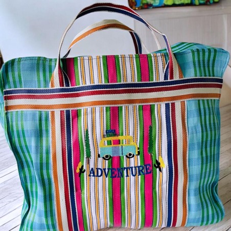 Shopper plastique recyclé Adventure