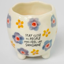 Mini Footed Planter Stay Close