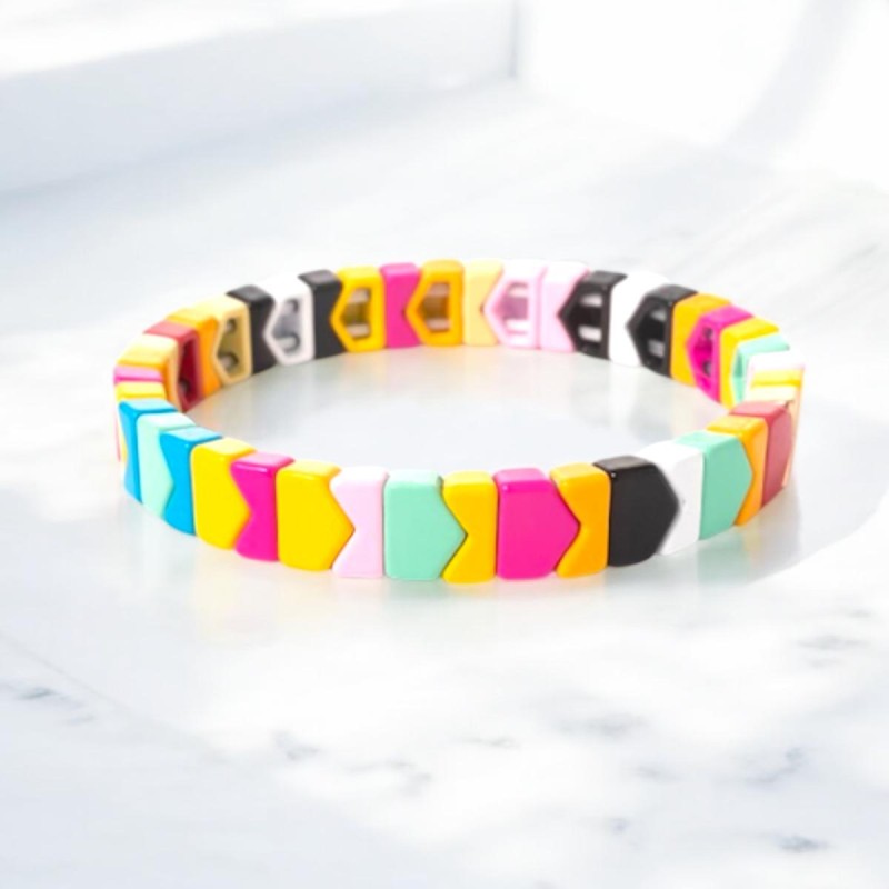 Bracelet colorblock triangle- 25