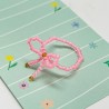 Bague élastique bow rosa