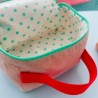 Cosmetic Bag Velvet Loveheart