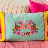 Housse de Coussin Velours Lovehands 4060