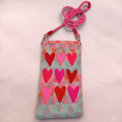 Cellphone Bag 9 hearts