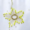 Decoration Funkel Ultrafine Starflower neonyellow