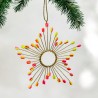 Dekoration Funkel Ultrafine Starflower ornament neon